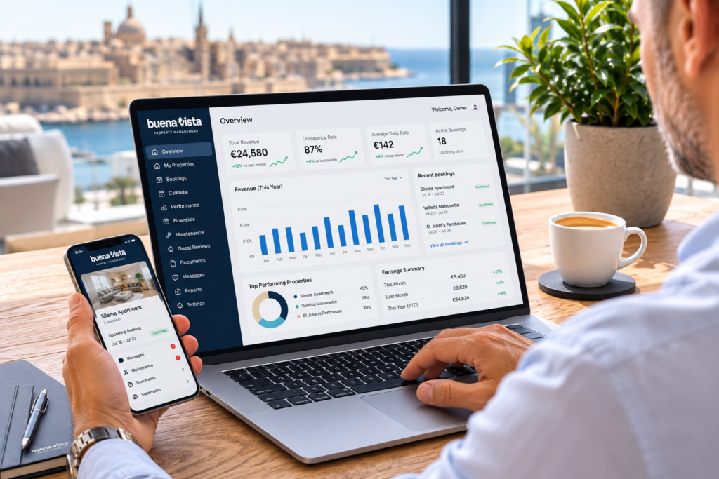 property management in malta owners portal check