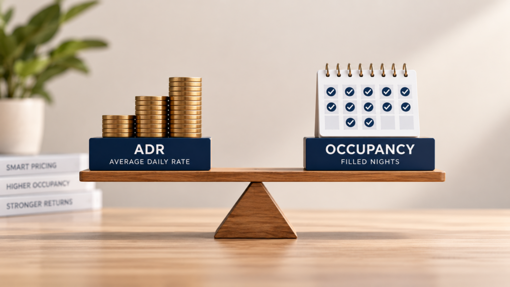 Average Daily Rate and Occupancy on Balance